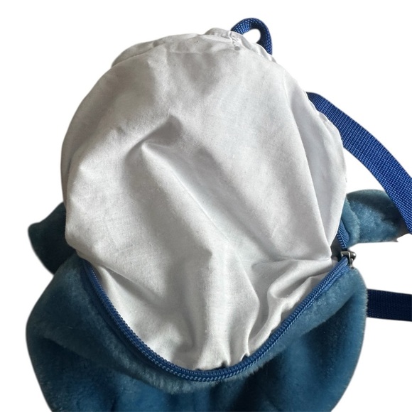 VTG '90s Rare Nintendo Official Pokémon Poliwhirl Plush Zipper Backpack - Picture 7 of 8